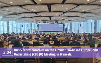 IBPRS representatives on the Circular Bio-based Europe Joint  Undertaking (CBE JU) Meeting in Brussels.